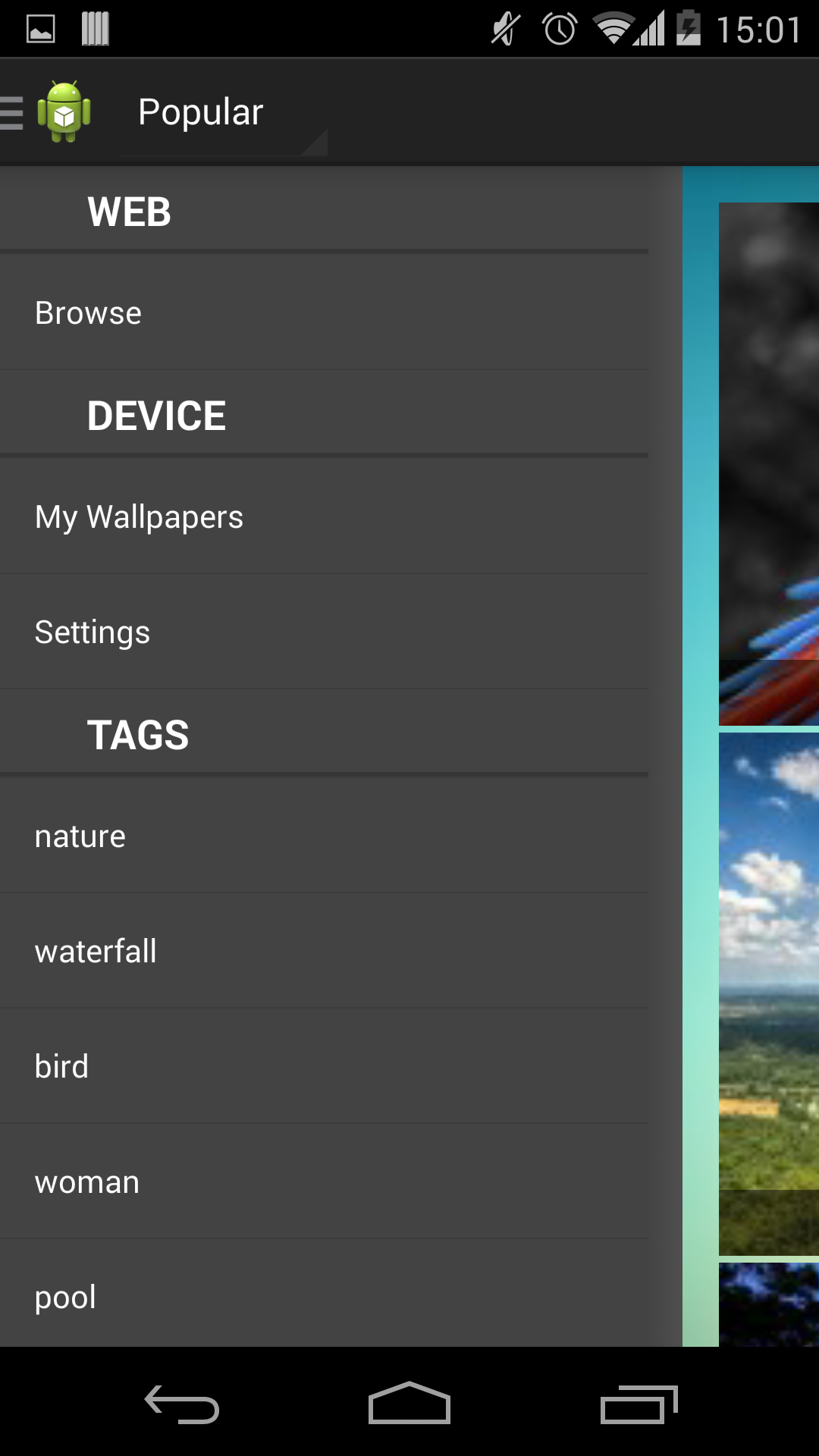 Hd Wallpaper Android Template App